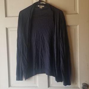 3/$20 Navy Large Liz Claiborne Cardigan